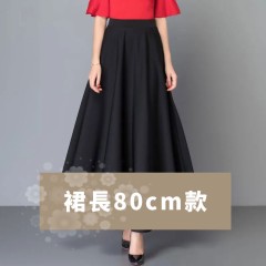 KMN9779 黑色80cm長 半身裙